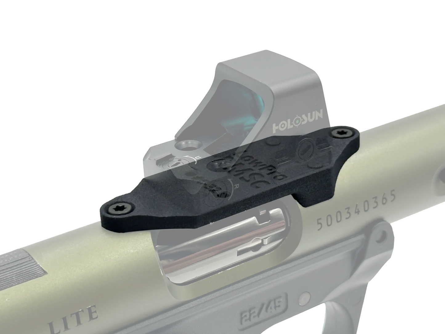 LowPro™ Low-Profile RMSc Red Dot Mount for Ruger Mark I/II/III/IV