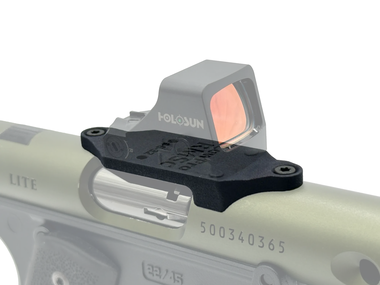 LowPro™ Low-Profile RMSc Red Dot Mount for Ruger Mark I/II/III/IV