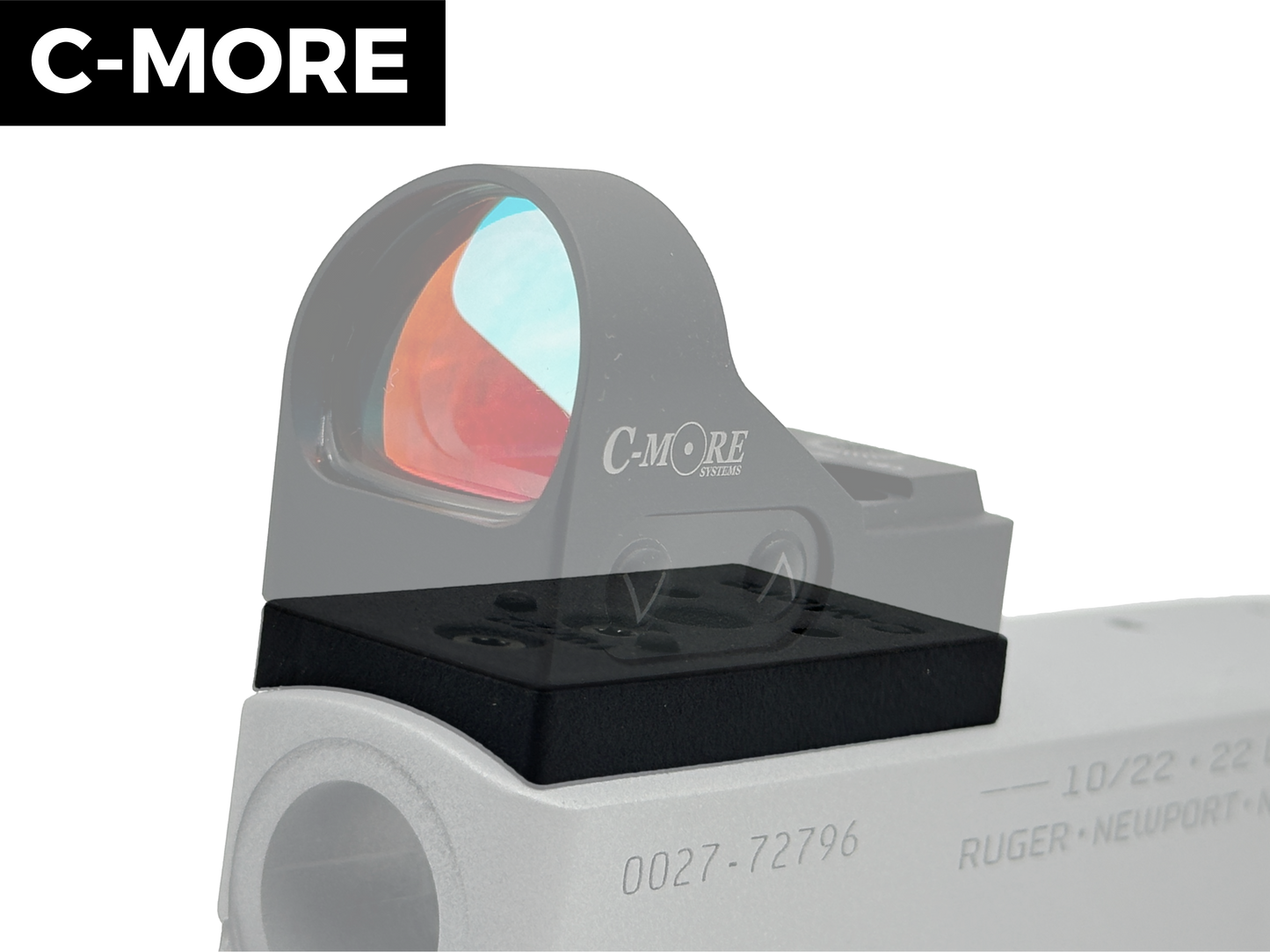 LowPro™ Low-Profile C-MORE Red Dot Mount for Ruger 10/22