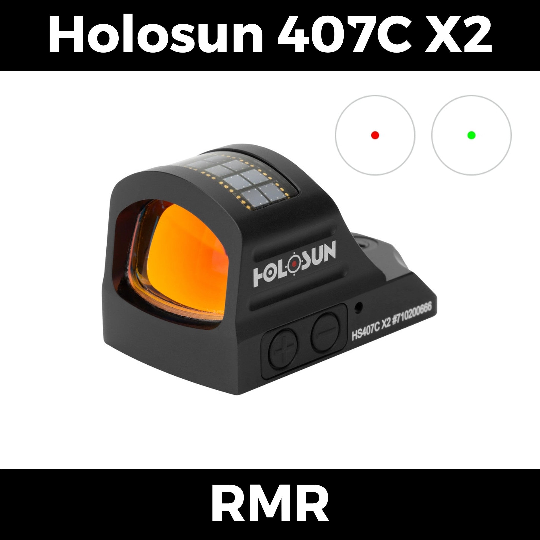 Holosun 407C X2 – LowPro Mounts