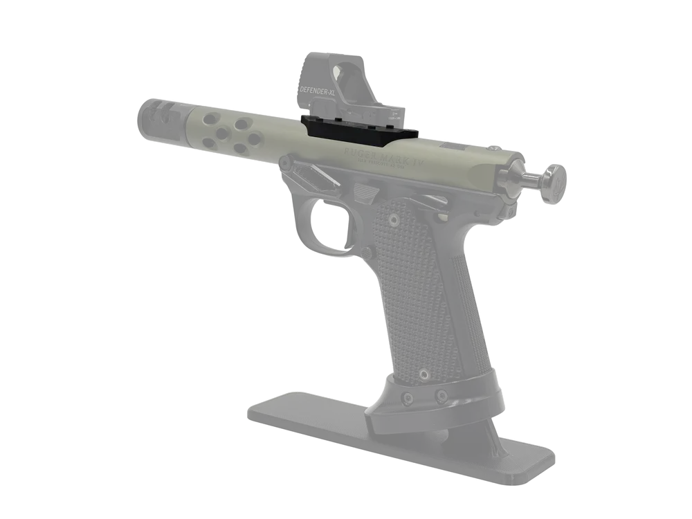 LowPro™ Low-Profile Aluminum DeltaPoint Pro (DPP) Red Dot Mount for Ruger Mark III & IV