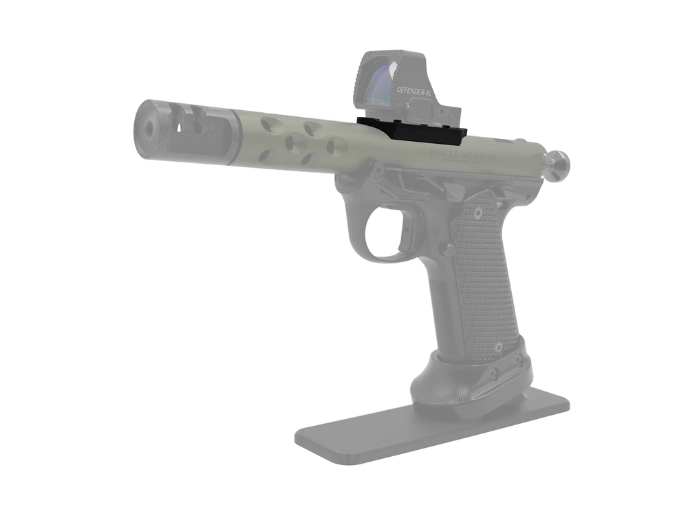LowPro™ Low-Profile Aluminum DeltaPoint Pro (DPP) Red Dot Mount for Ruger Mark III & IV