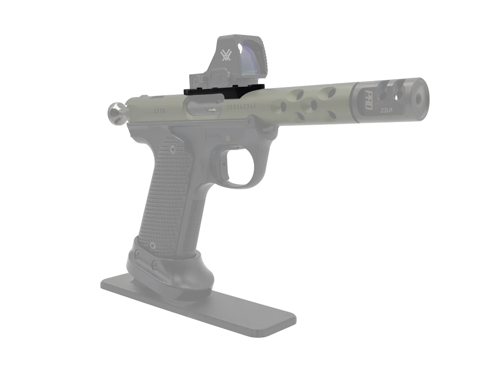 LowPro™ Low-Profile Aluminum DeltaPoint Pro (DPP) Red Dot Mount for Ruger Mark III & IV