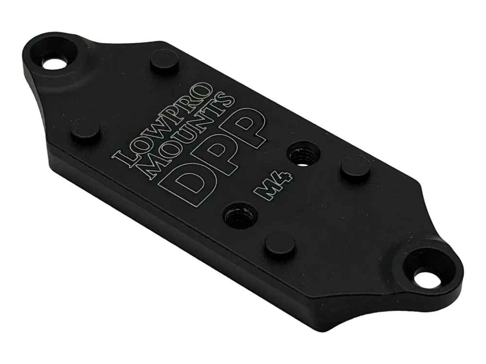 LowPro™ Low-Profile Aluminum DeltaPoint Pro (DPP) Red Dot Mount for Ruger Mark III & IV