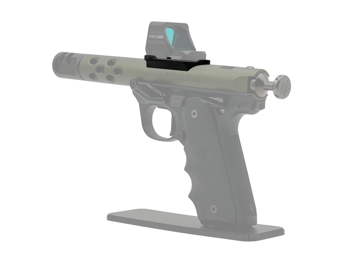 LowPro™ Low-Profile Aluminum RMR Red Dot Mount for Ruger Mark I/II/III/IV