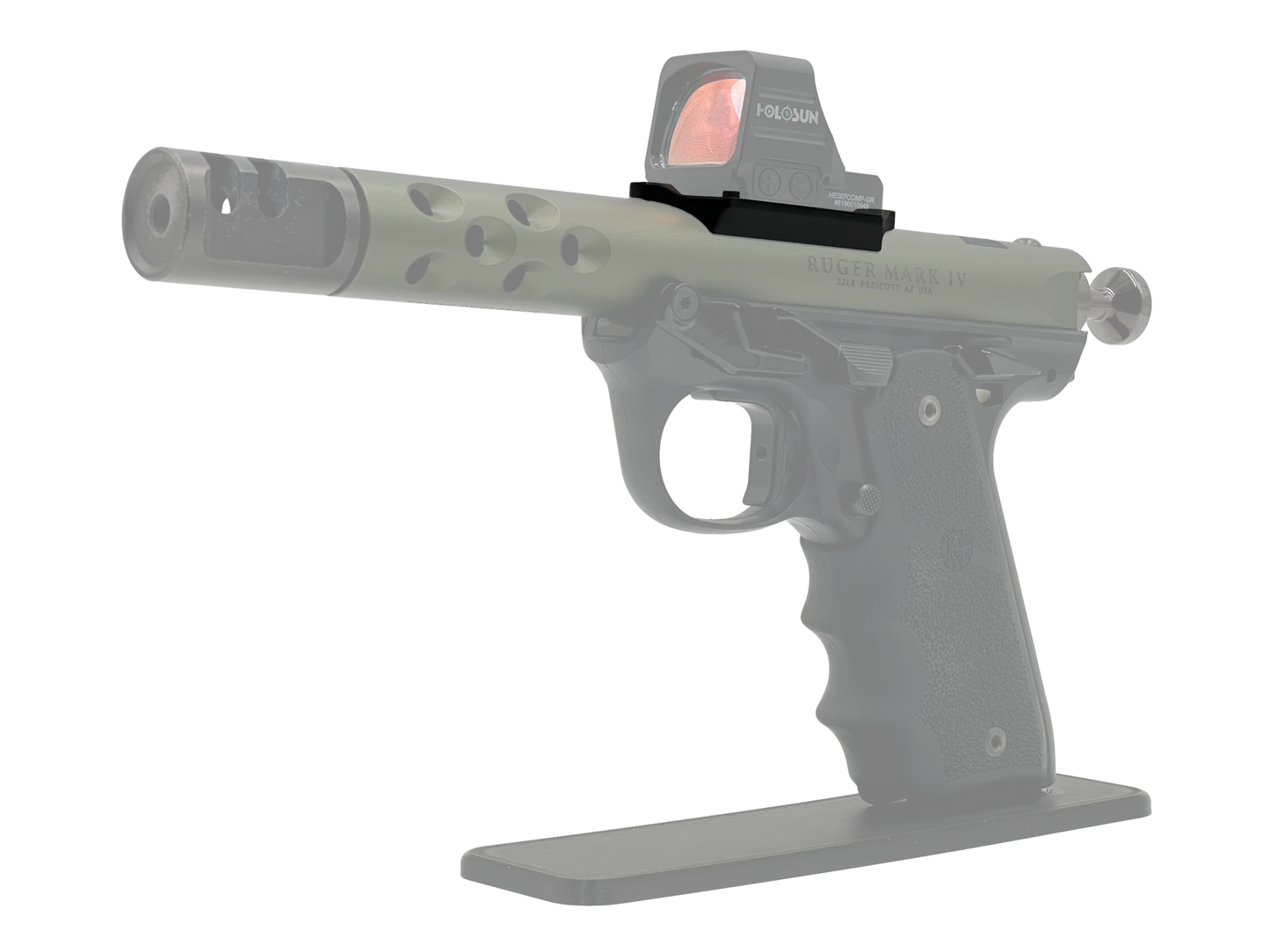 LowPro™ Low-Profile Aluminum RMR Red Dot Mount for Ruger Mark I/II/III/IV