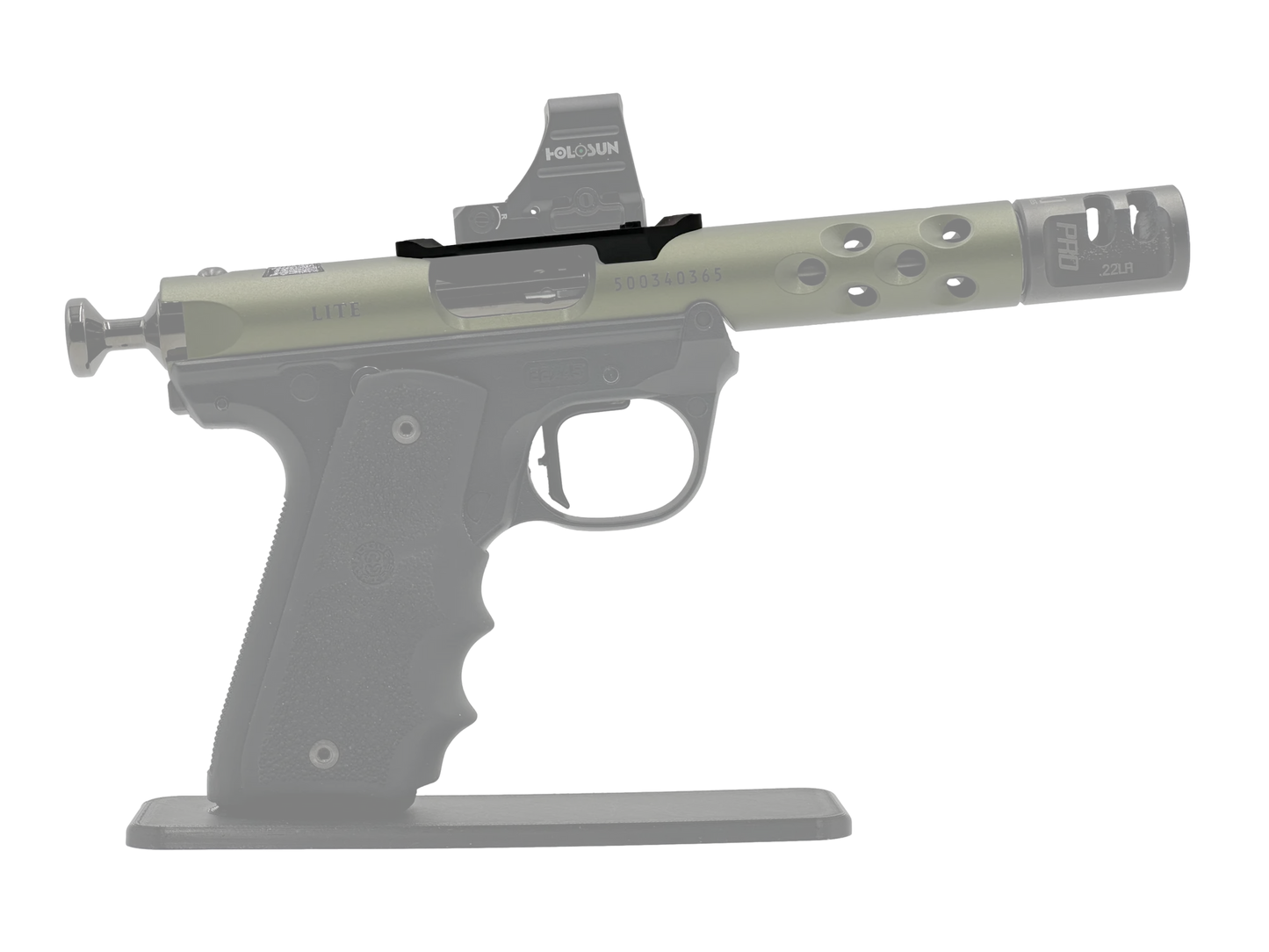 LowPro™ Low-Profile Aluminum RMR Red Dot Mount for Ruger Mark I/II/III/IV