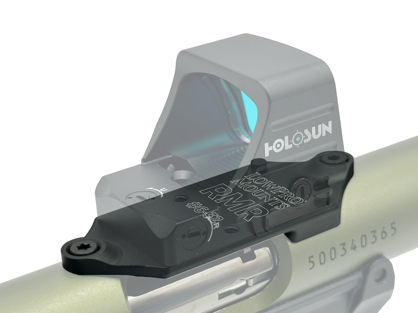 LowPro™ Low-Profile Aluminum RMR Red Dot Mount for Ruger Mark I/II/III/IV