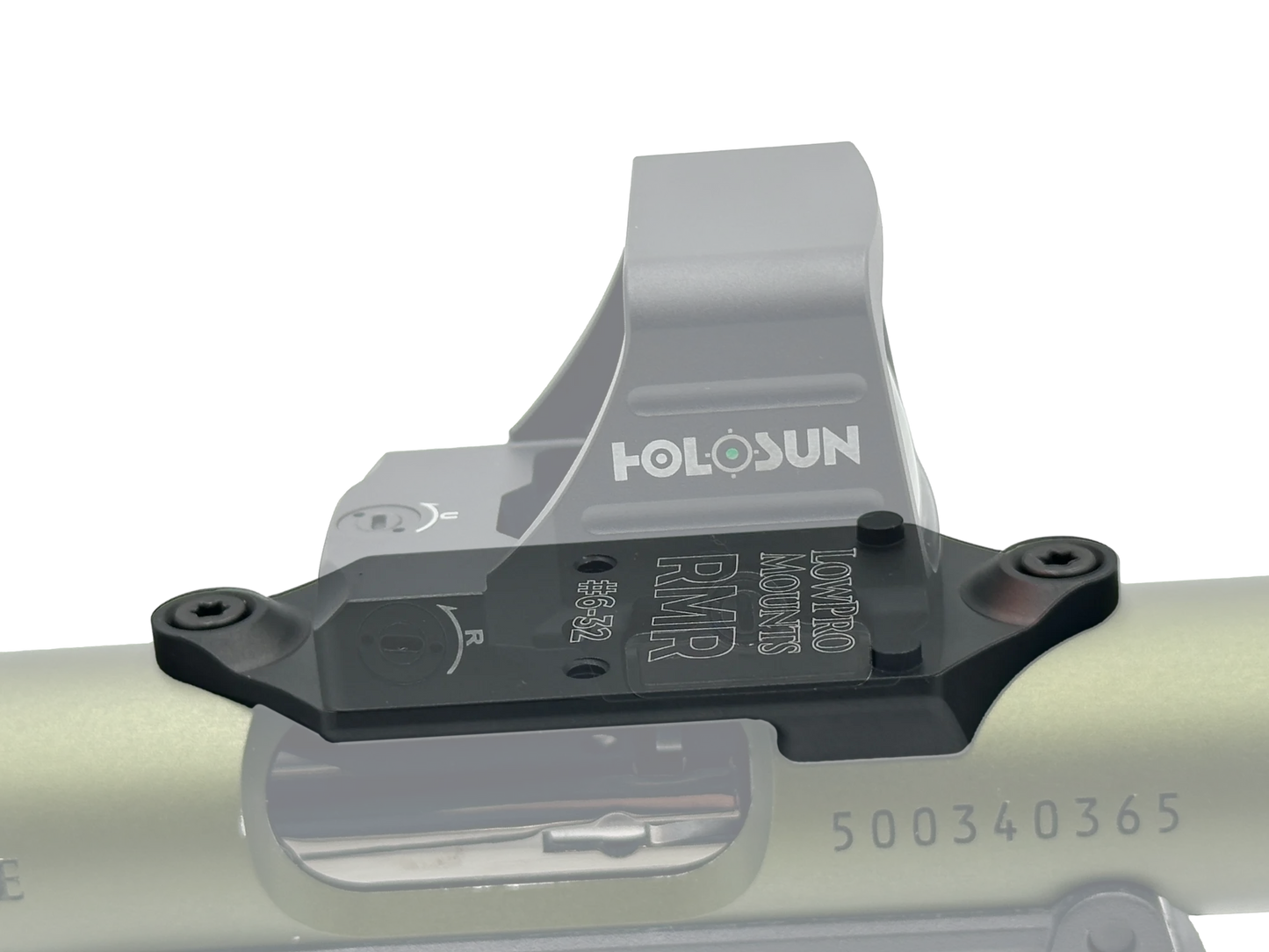LowPro™ Low-Profile Aluminum RMR Red Dot Mount for Ruger Mark I/II/III/IV