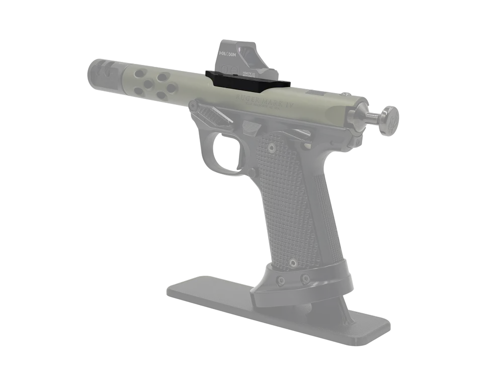 LowPro™ Low-Profile Aluminum RMSc Red Dot Mount for Ruger Mark III & IV