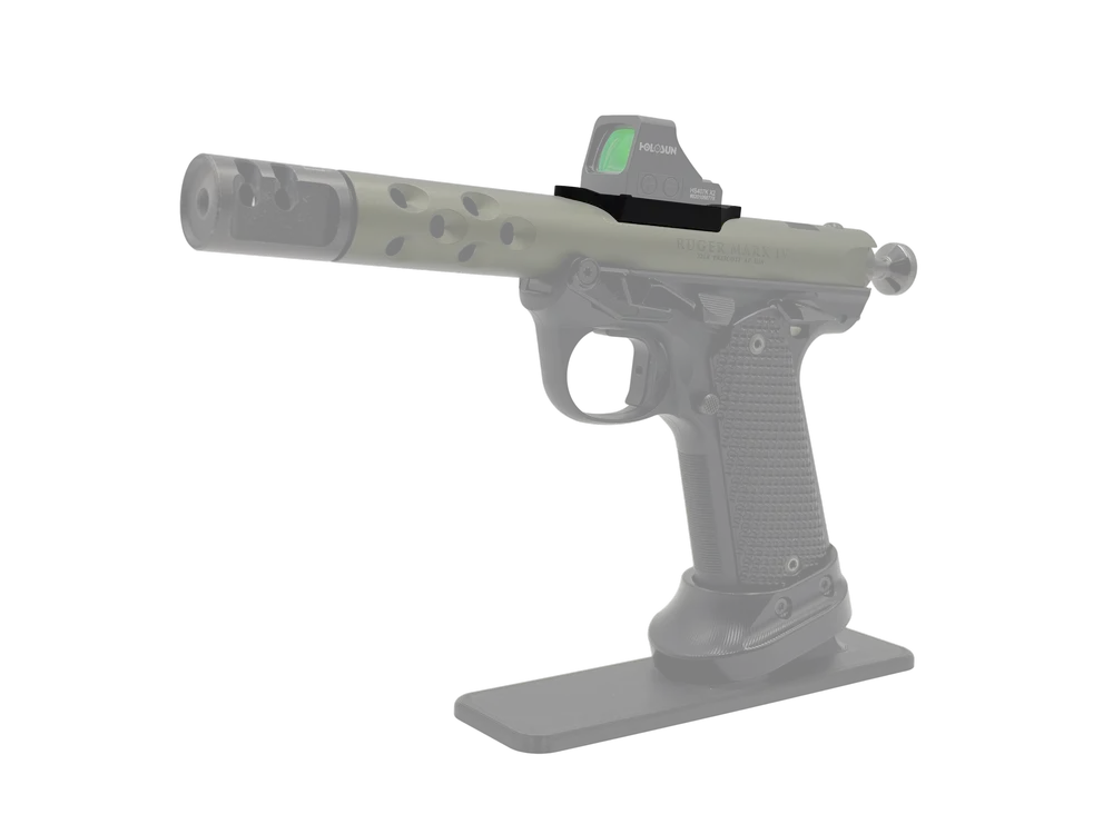 LowPro™ Low-Profile Aluminum RMSc Red Dot Mount for Ruger Mark III & IV