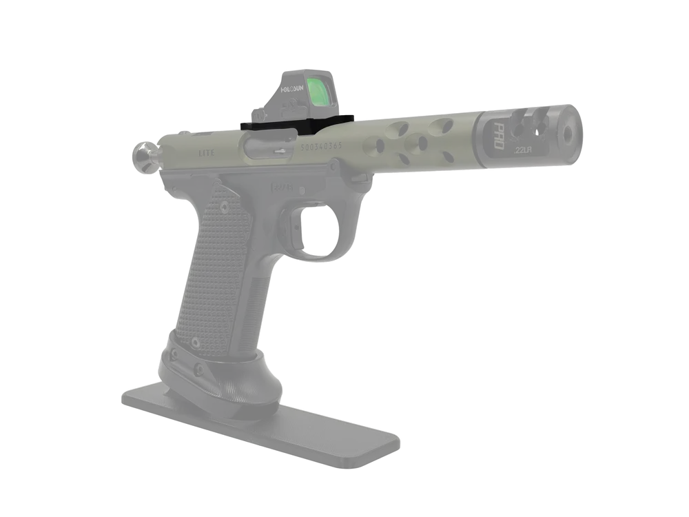 LowPro™ Low-Profile Aluminum RMSc Red Dot Mount for Ruger Mark III & IV
