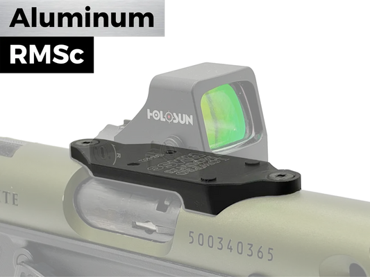 LowPro™ Low-Profile Aluminum RMSc Red Dot Mount for Ruger Mark III & IV
