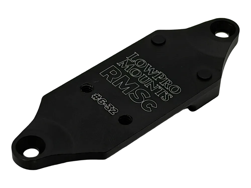 LowPro™ Low-Profile Aluminum RMSc Red Dot Mount for Ruger Mark III & IV