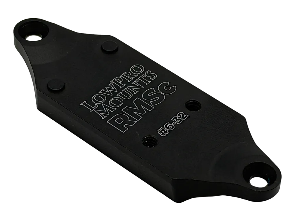 LowPro™ Low-Profile Aluminum RMSc Red Dot Mount for Ruger Mark III & IV