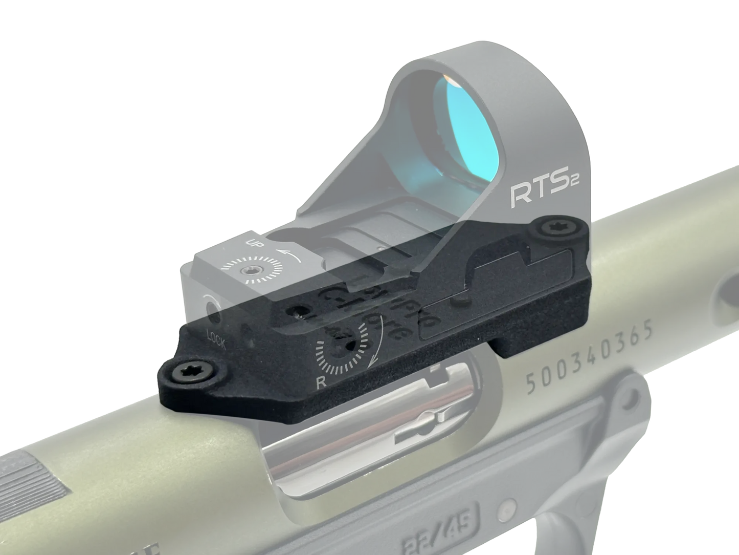 LowPro™ Low-Profile C-More Red Dot Mount for Ruger Mark I/II/III/IV