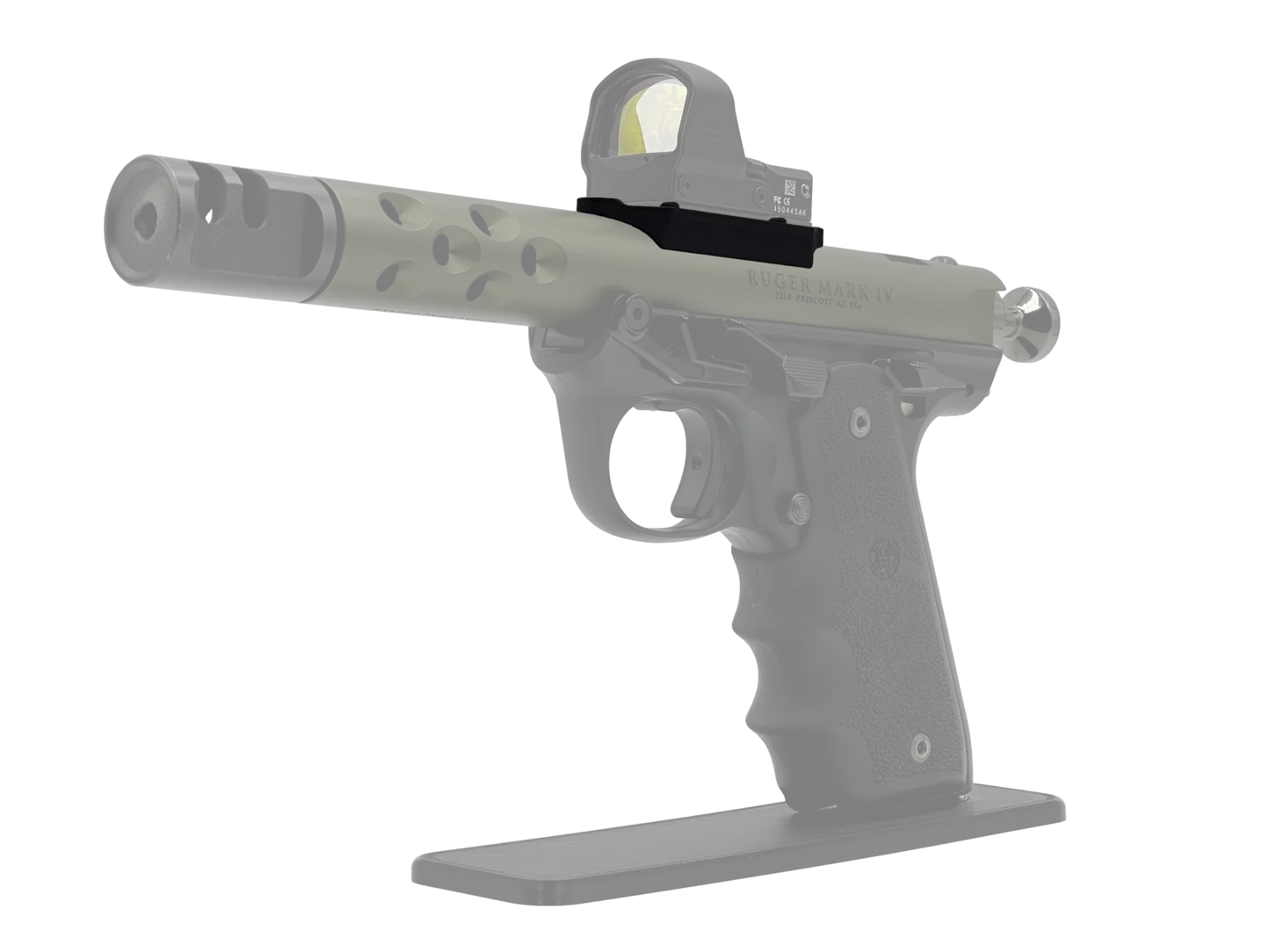 LowPro™ Low-Profile DeltaPoint Pro (DPP) Red Dot Mount for Ruger Mark I/II/III/IV