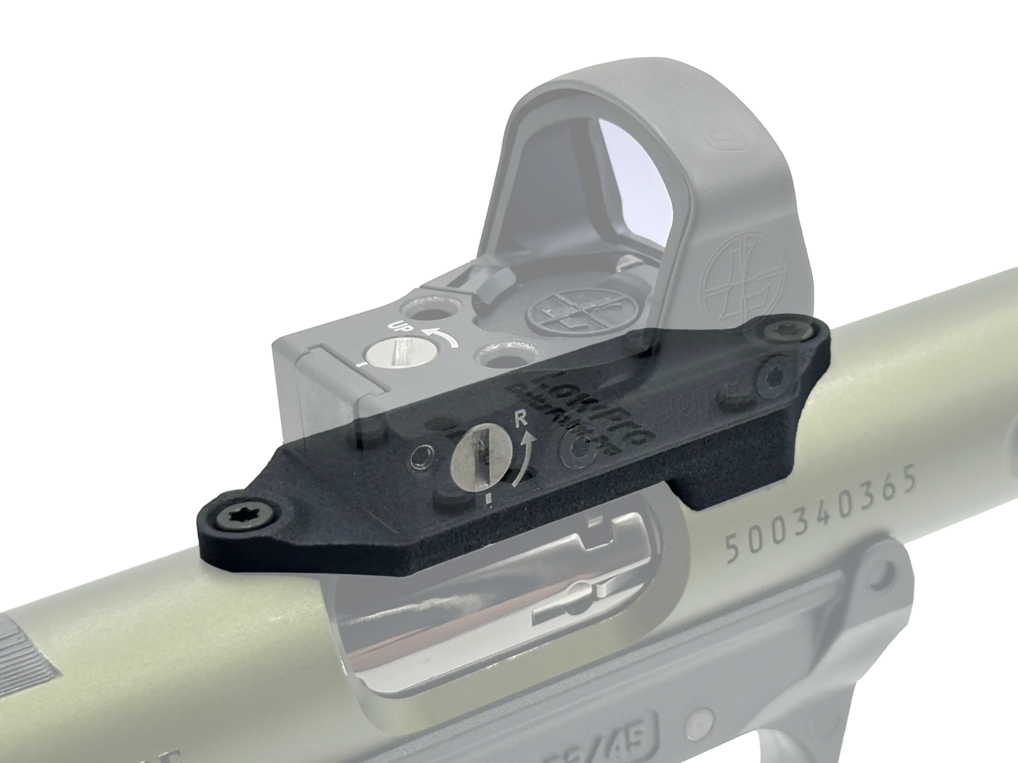 LowPro™ Low-Profile DeltaPoint Pro (DPP) Red Dot Mount for Ruger Mark I/II/III/IV