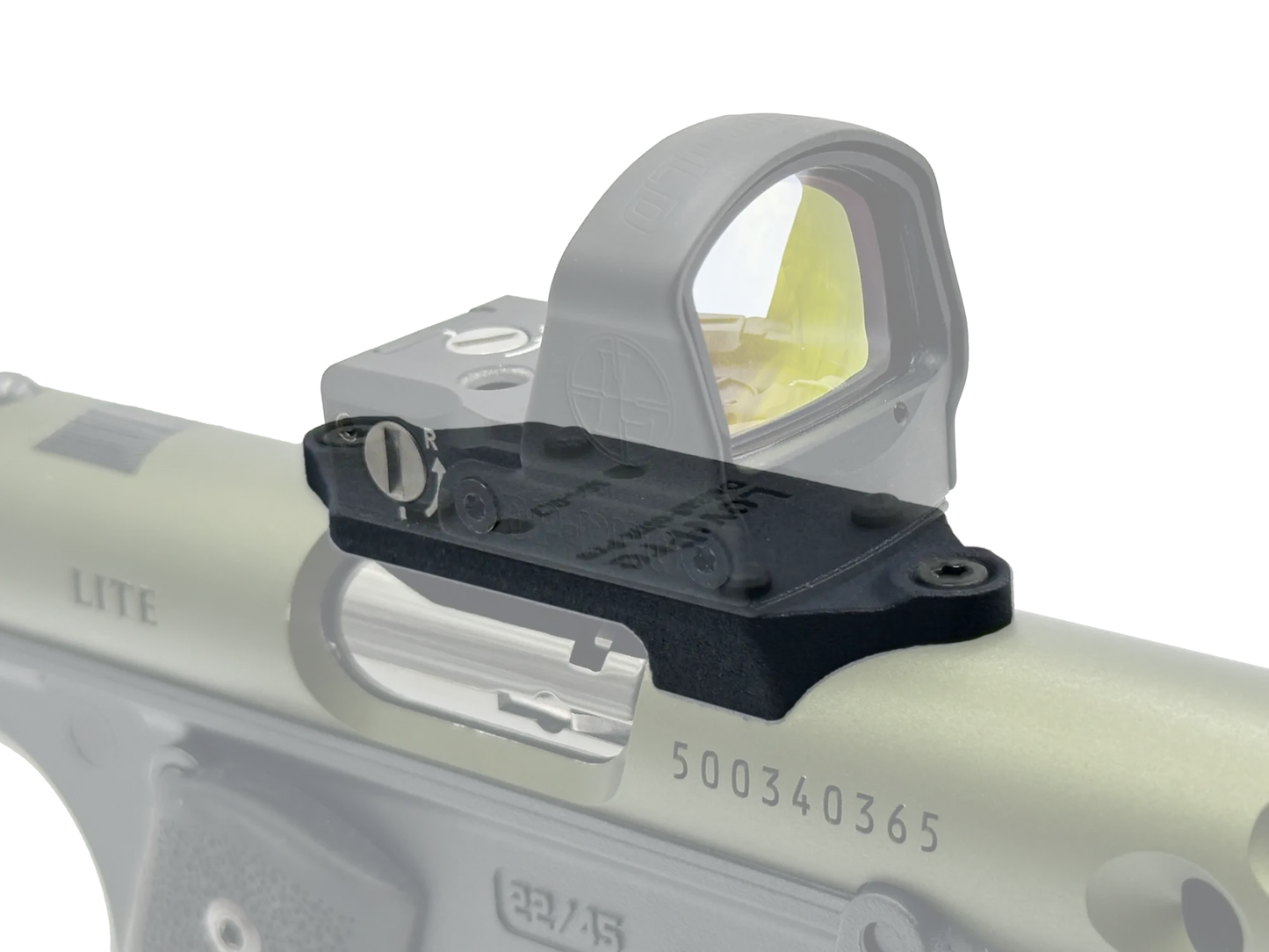 LowPro™ Low-Profile DeltaPoint Pro (DPP) Red Dot Mount for Ruger Mark I/II/III/IV