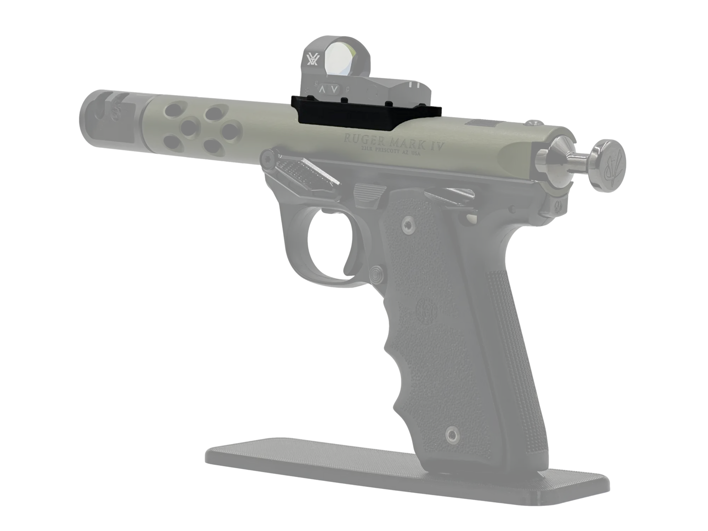 LowPro™ Low-Profile Docter/Noblex Red Dot Mount for Ruger Mark I/II/III/IV