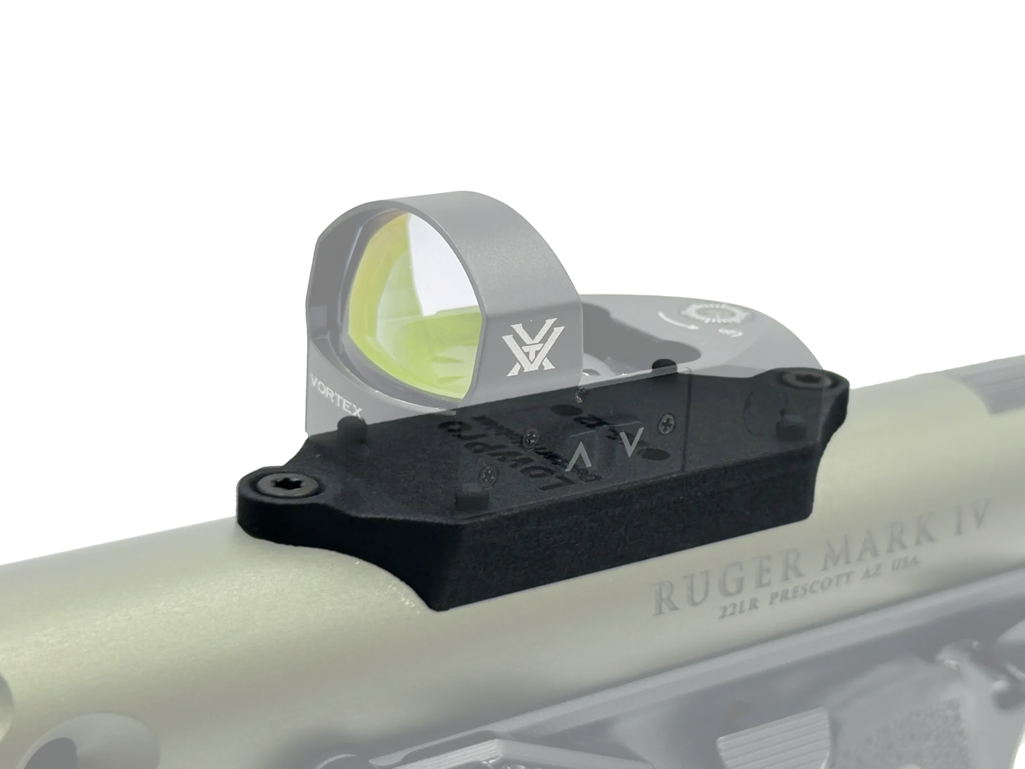 LowPro™ Low-Profile Docter/Noblex Red Dot Mount for Ruger Mark I/II/III/IV