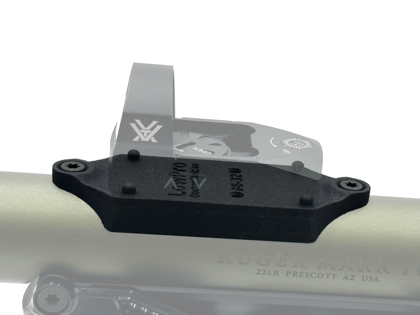 LowPro™ Low-Profile Docter/Noblex Red Dot Mount for Ruger Mark I/II/III/IV