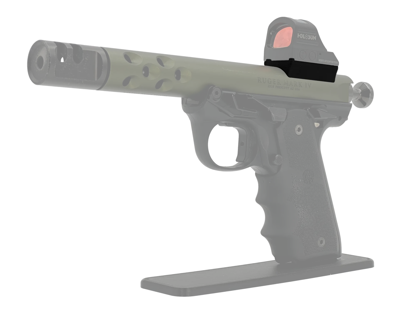 LowPro™ Low-Profile Dovetail RMR Red Dot Mount for Ruger Mark I/II/III/IV