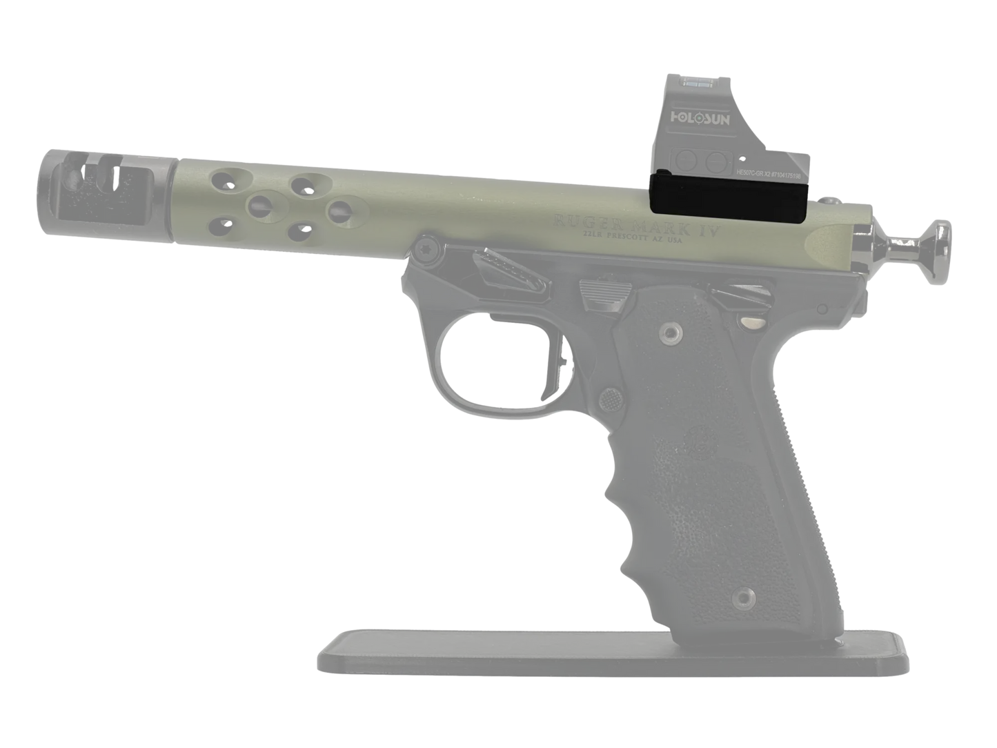 LowPro™ Low-Profile Dovetail RMR Red Dot Mount for Ruger Mark I/II/III/IV