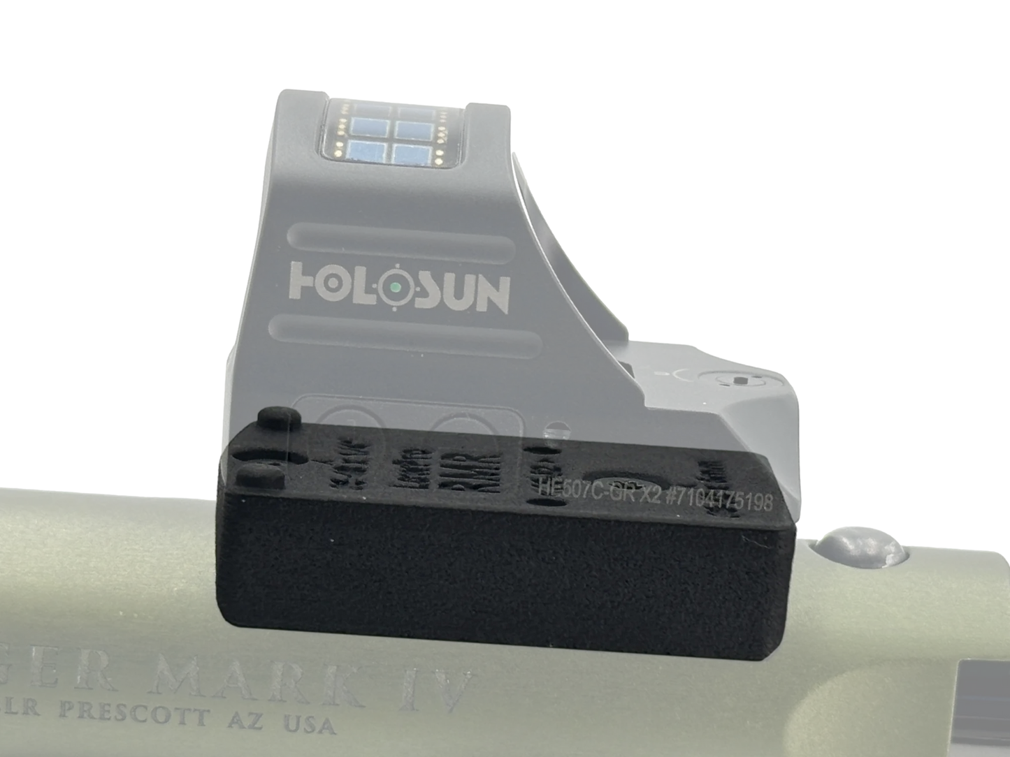 LowPro™ Low-Profile Dovetail RMR Red Dot Mount for Ruger Mark I/II/III/IV