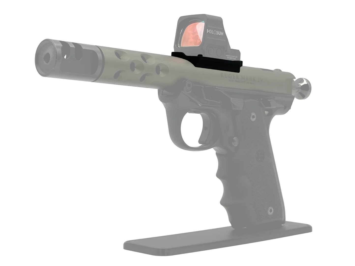 LowPro™ Low-Profile RMR Red Dot Mount for Ruger Mark I/II/III/IV