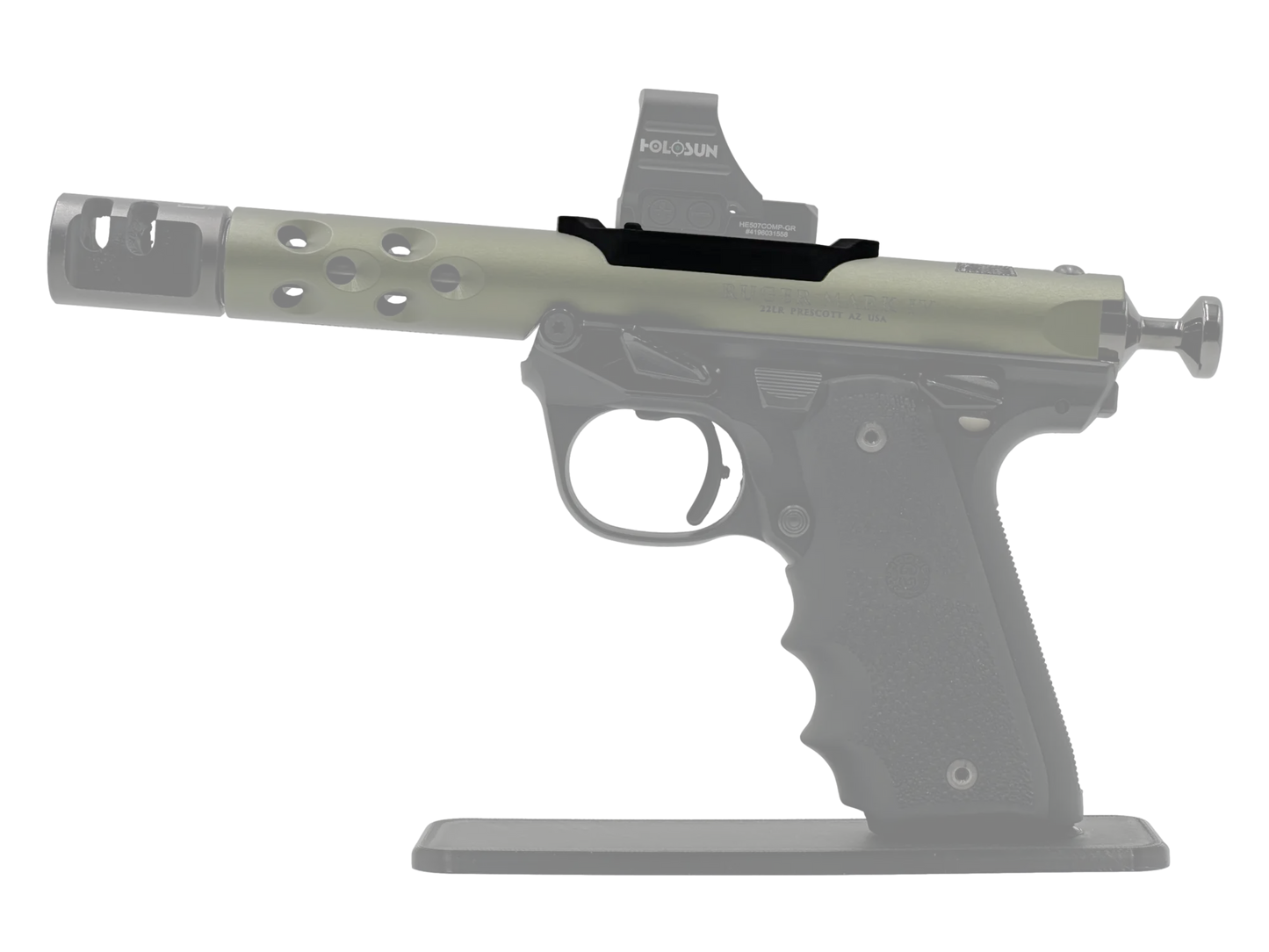 LowPro™ Low-Profile RMR Red Dot Mount for Ruger Mark I/II/III/IV