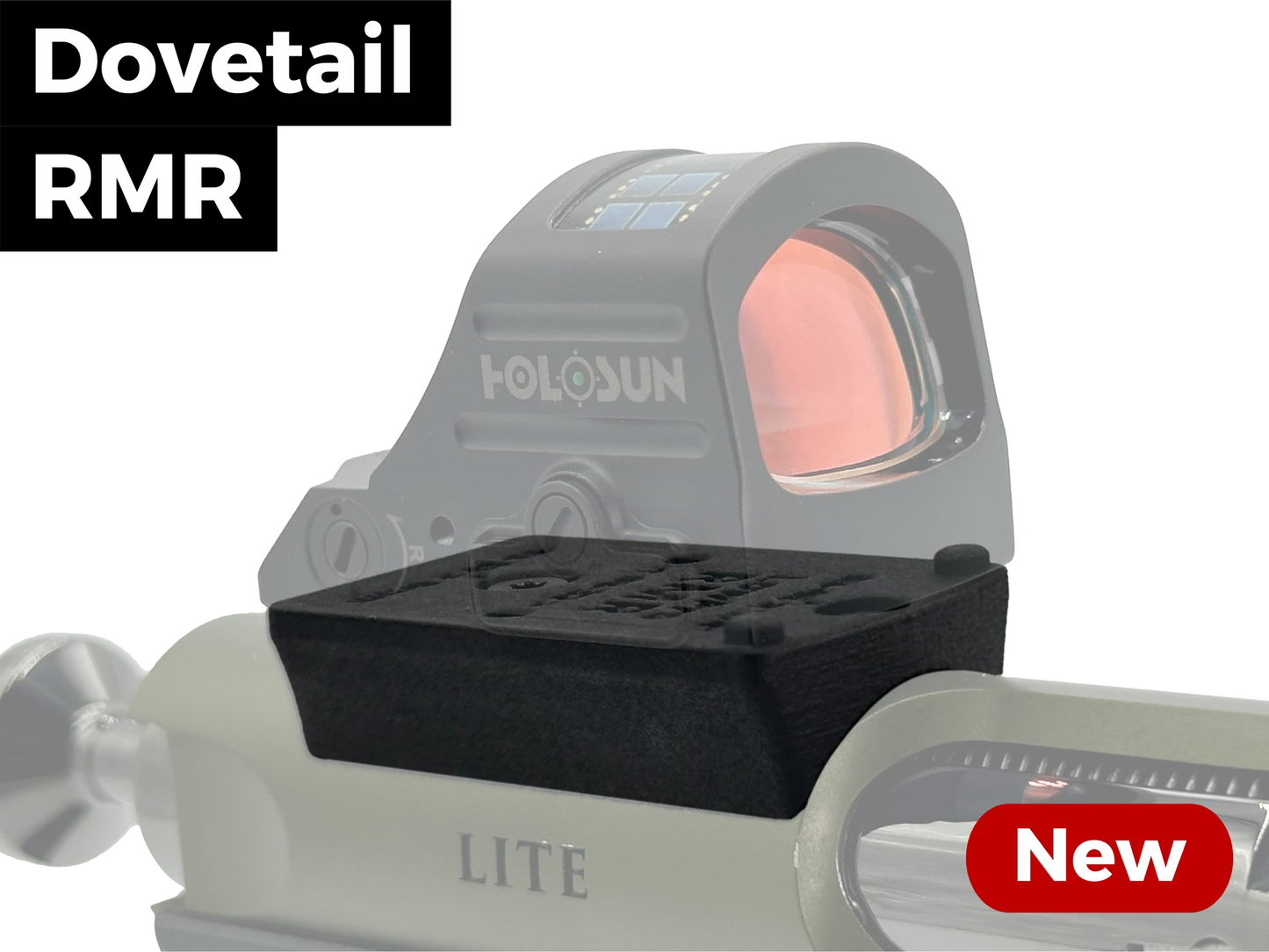 LowPro™ Low-Profile Dovetail RMR Red Dot Mount for Ruger Mark I/II/III/IV