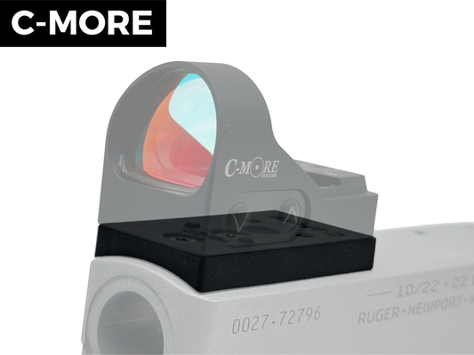 LowPro™ Low-Profile C-MORE Red Dot Mount for Ruger 10/22