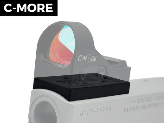 LowPro™ Low-Profile C-MORE Red Dot Mount for Ruger 10/22