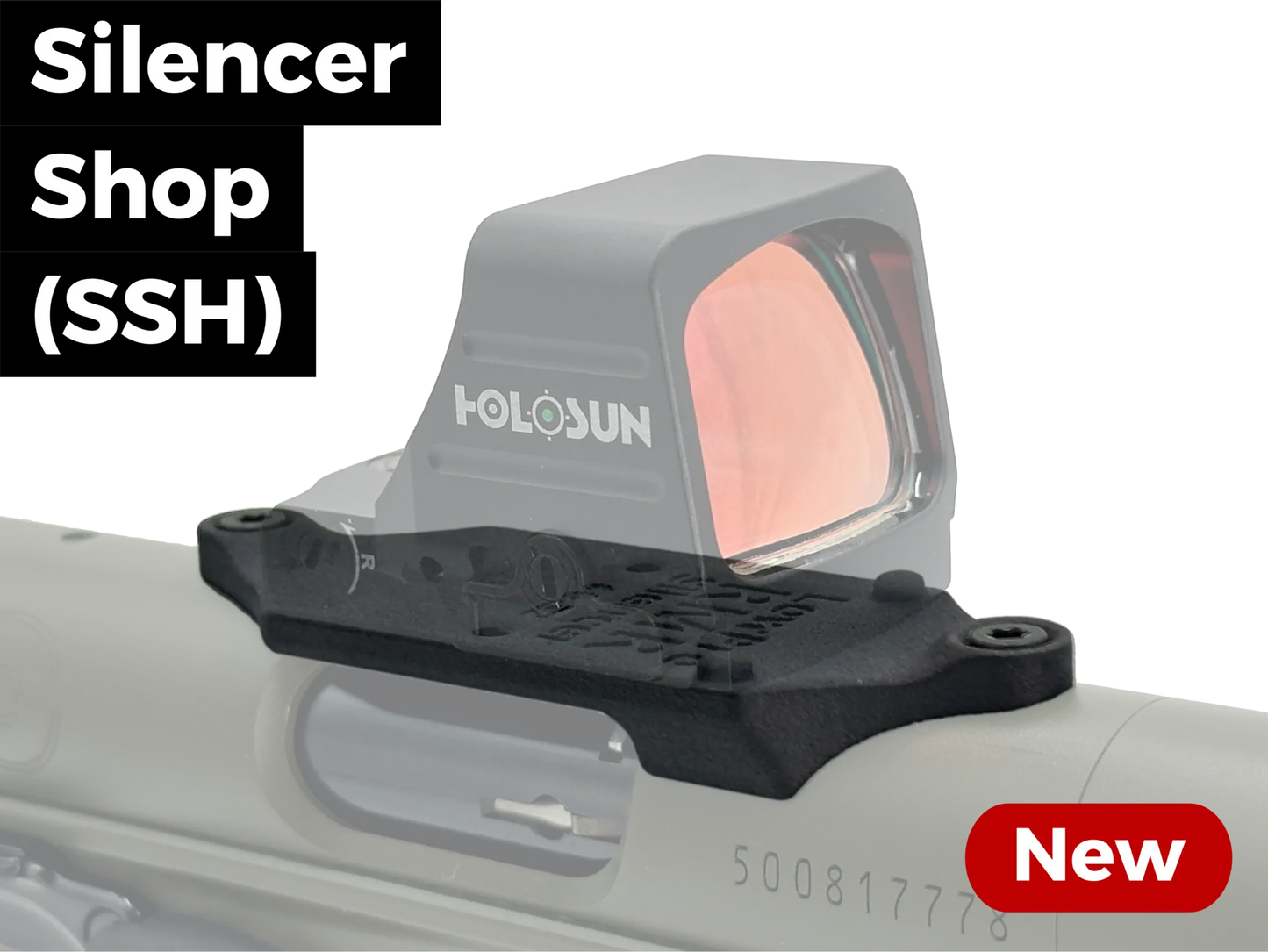 LowPro™ Low-Profile Red Dot Mount for Ruger Mark IV 22/45 Tactical Silencer Shop Exclusive (SSH)