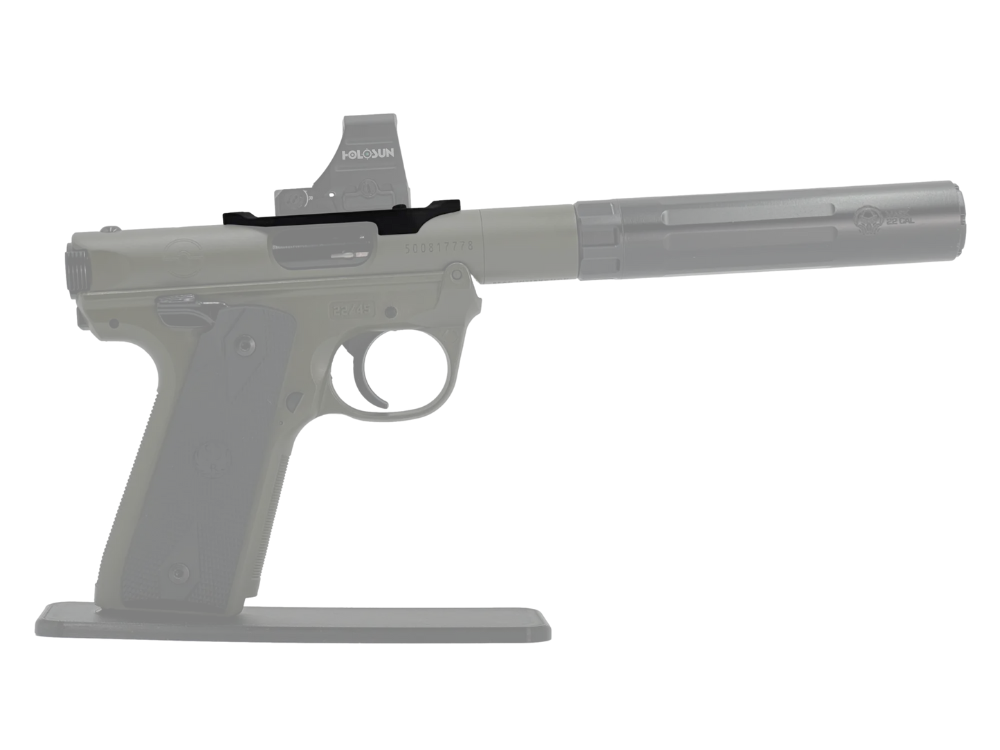 LowPro™ Low-Profile Red Dot Mount for Ruger Mark IV 22/45 Tactical Silencer Shop Exclusive (SSH)