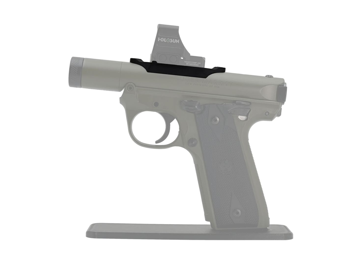 LowPro™ Low-Profile Red Dot Mount for Ruger Mark IV 22/45 Tactical Silencer Shop Exclusive (SSH)