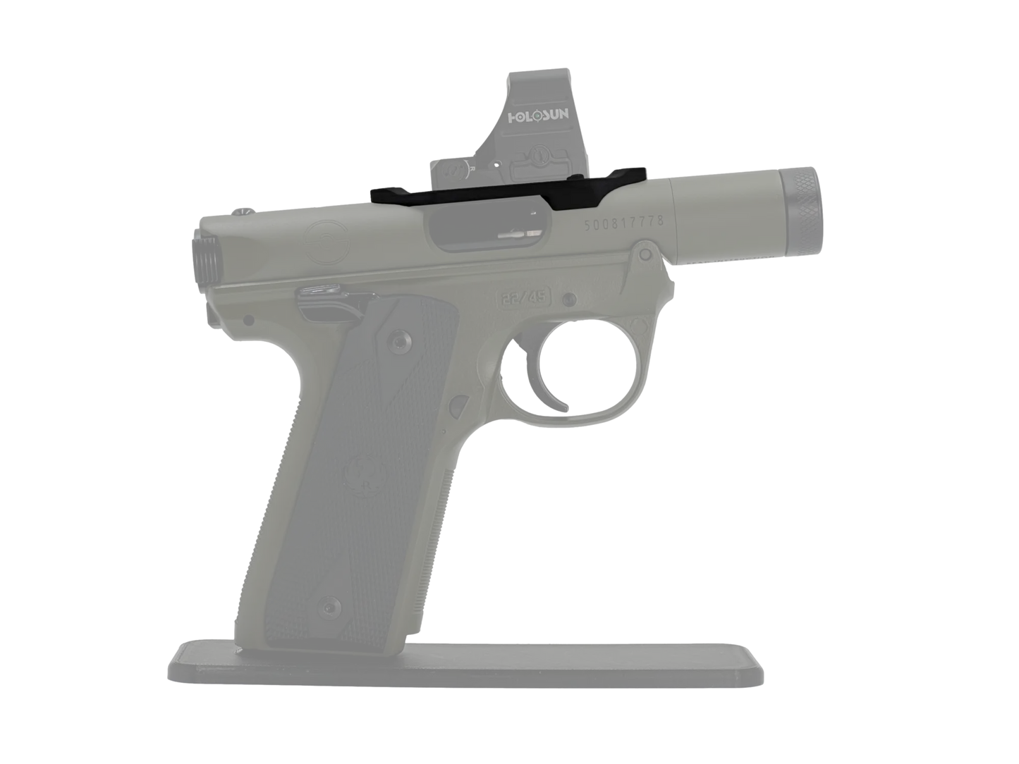 LowPro™ Low-Profile Red Dot Mount for Ruger Mark IV 22/45 Tactical Silencer Shop Exclusive (SSH)