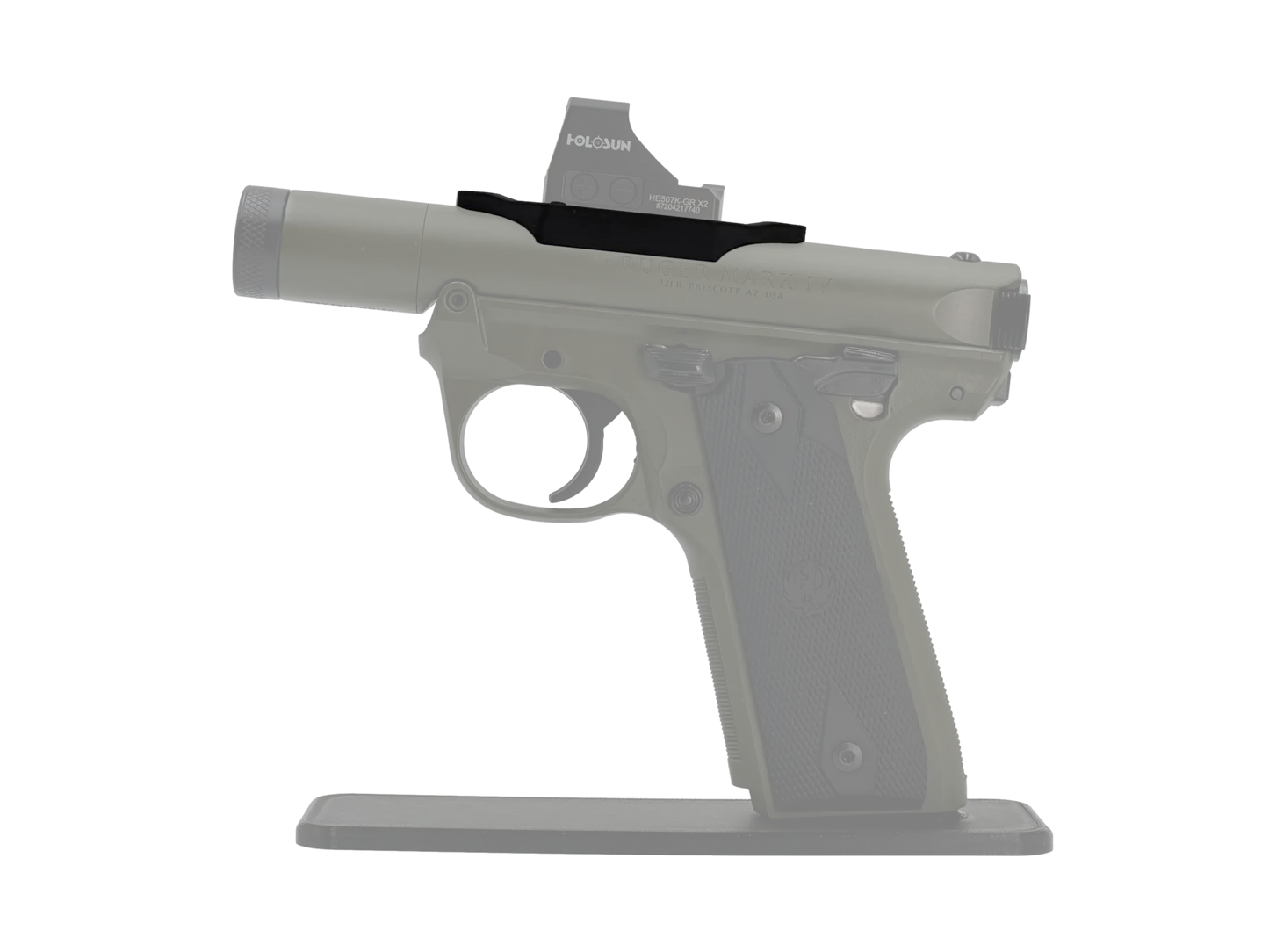 LowPro™ Low-Profile Red Dot Mount for Ruger Mark IV 22/45 Tactical Silencer Shop Exclusive (SSH)