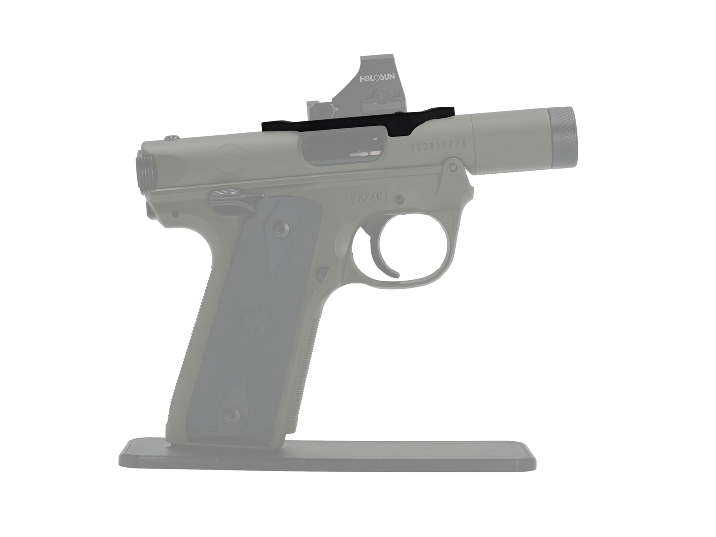 LowPro™ Low-Profile Red Dot Mount for Ruger Mark IV 22/45 Tactical Silencer Shop Exclusive (SSH)
